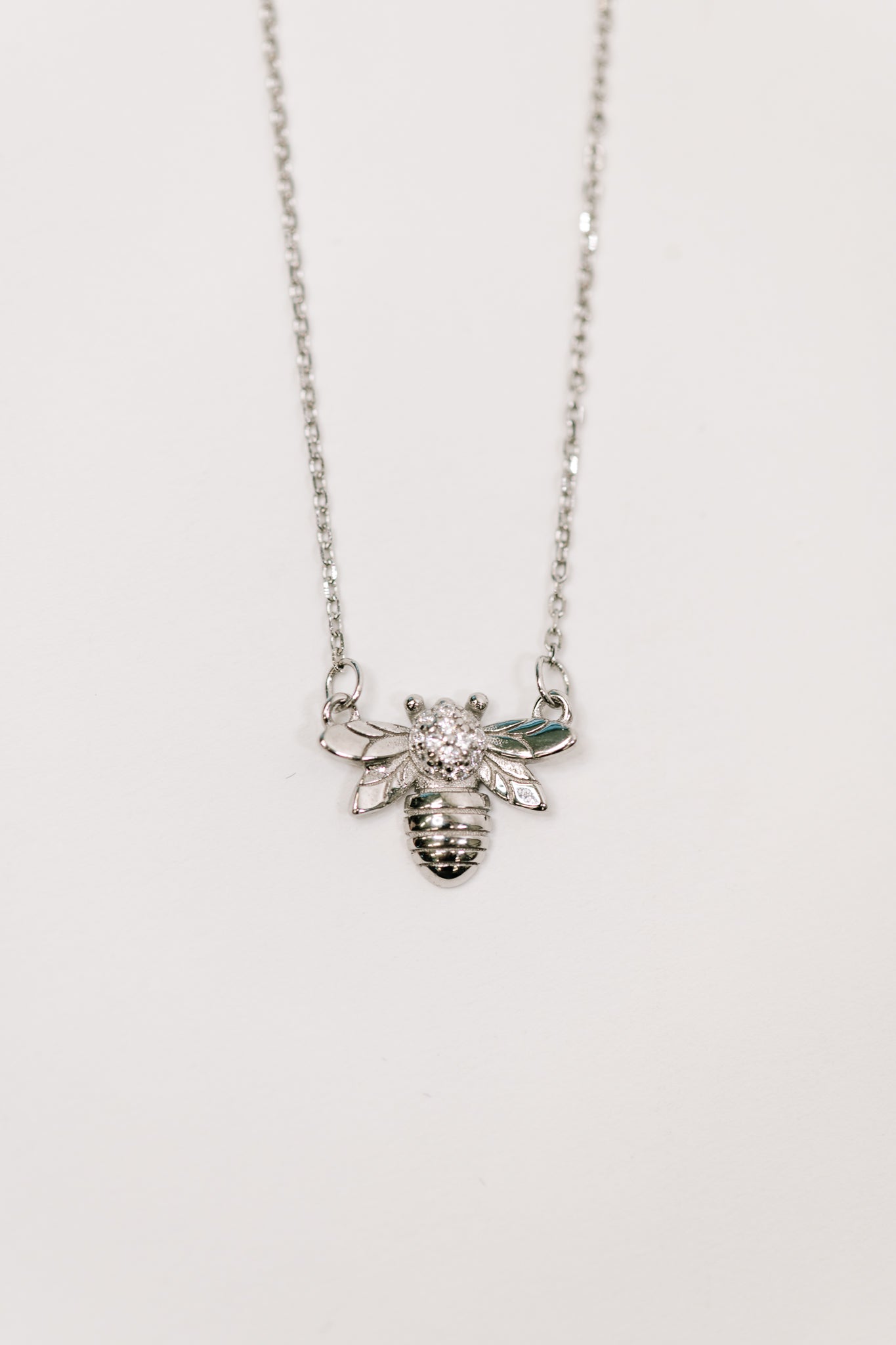 Bee Line Sterling Silver Necklace – alternate view 2