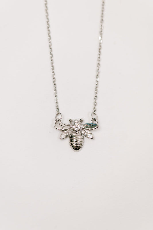 Bee Line Sterling Silver Necklace – alternate view 2
