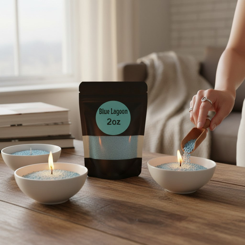 Blue Lagoon Candle Sand