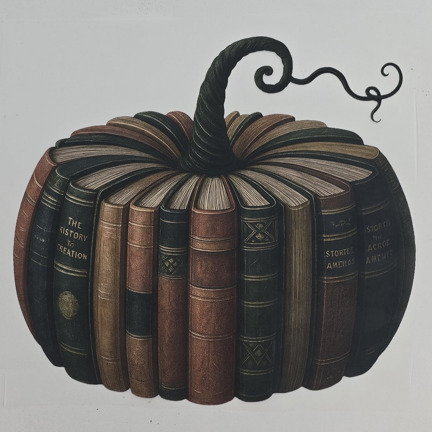 Bookish Full Color Ready For Press DTF Print Transfer, Direct To Film