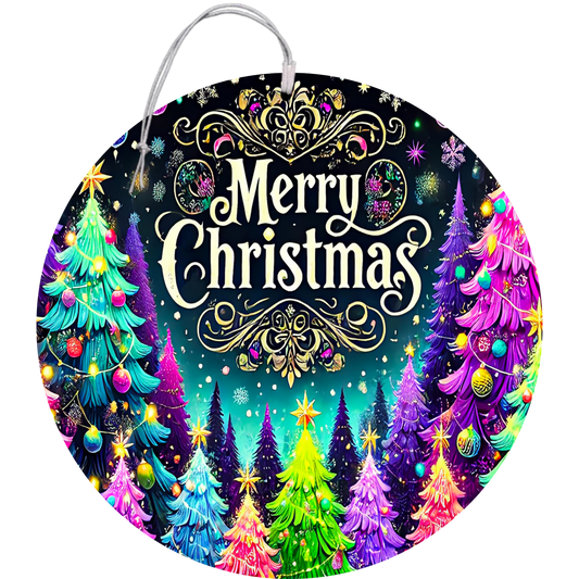 Neon Noel Forest Car Freshener