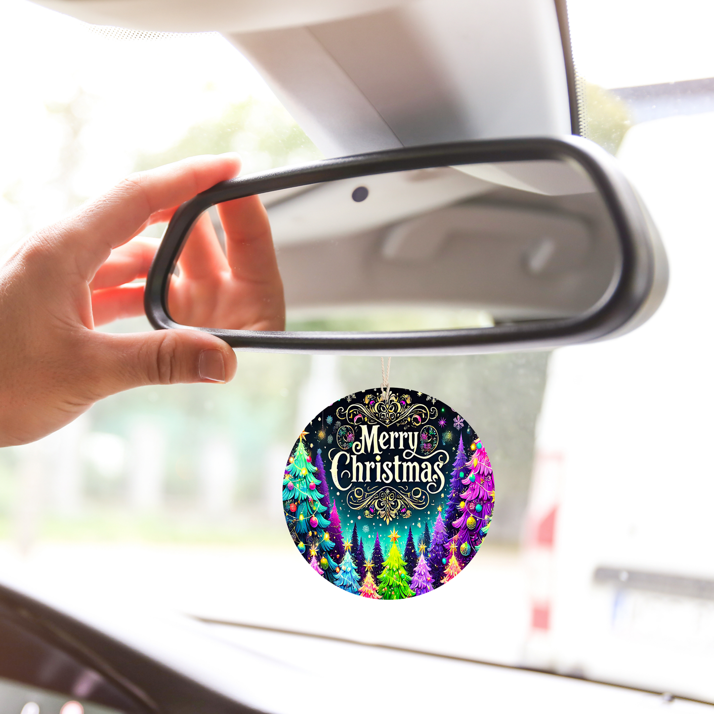 Neon Noel Forest Car Freshener