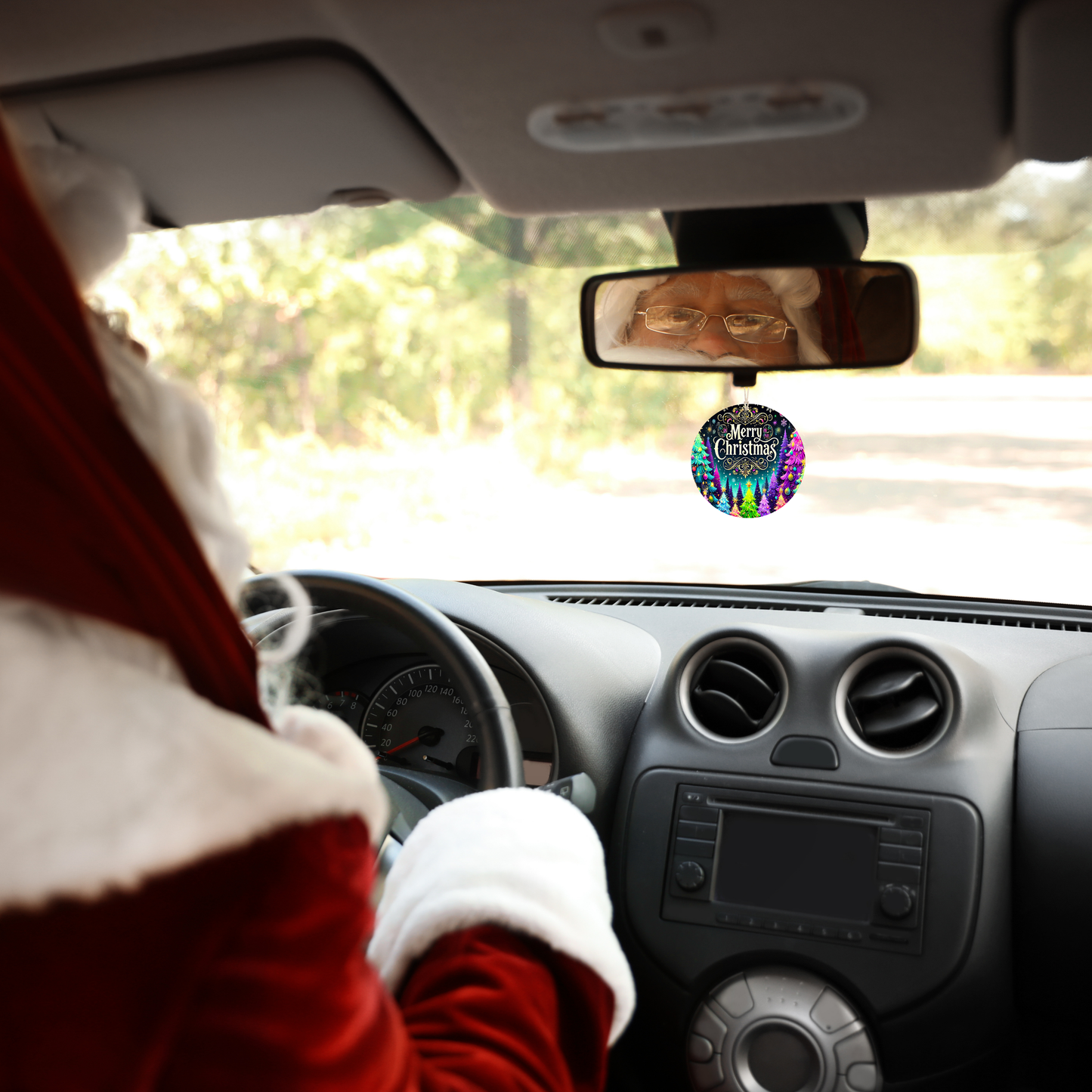 Neon Noel Forest Car Freshener