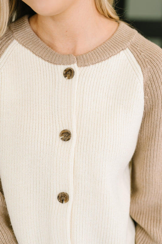Change Your Mind Button Down Cardigan in knit – alternate view 2