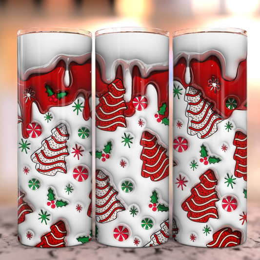 Christmas Takes The Cake Stainless Steel Tumbler Food & Beverage Carriers Tea Shirt Shoppe