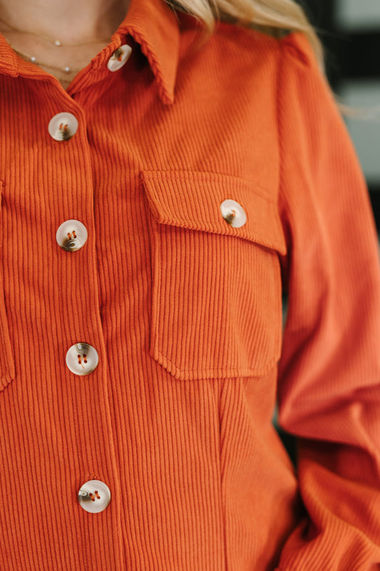 Clever in Corduroy Shirt Dress – alternate view 2