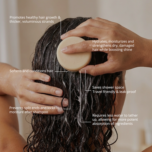 Shampoo & Conditioner Bar - 3 scents - Growth, Strength, Hydrate