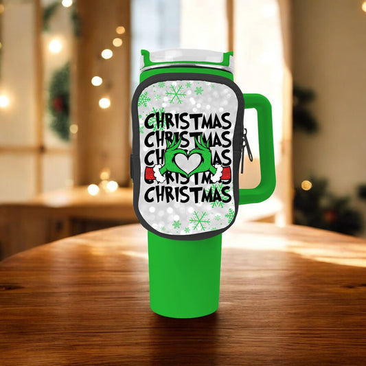 Christmas Zippered Pouch/Bag For 40oz Tumbler Tumbler Tea-Shirt Shoppe