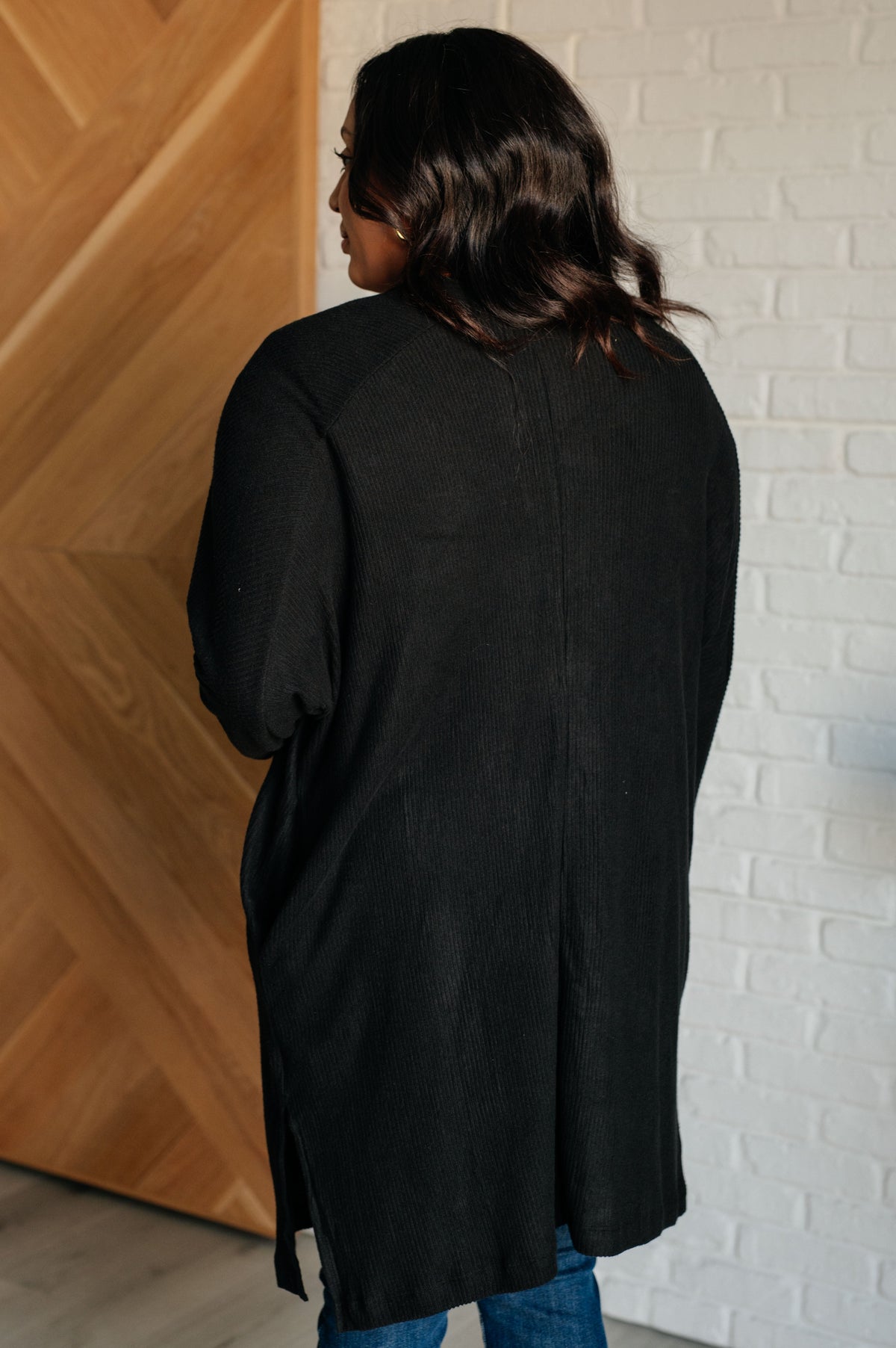 Cozy Cool Cardigan in ribbed knit – alternate view 7
