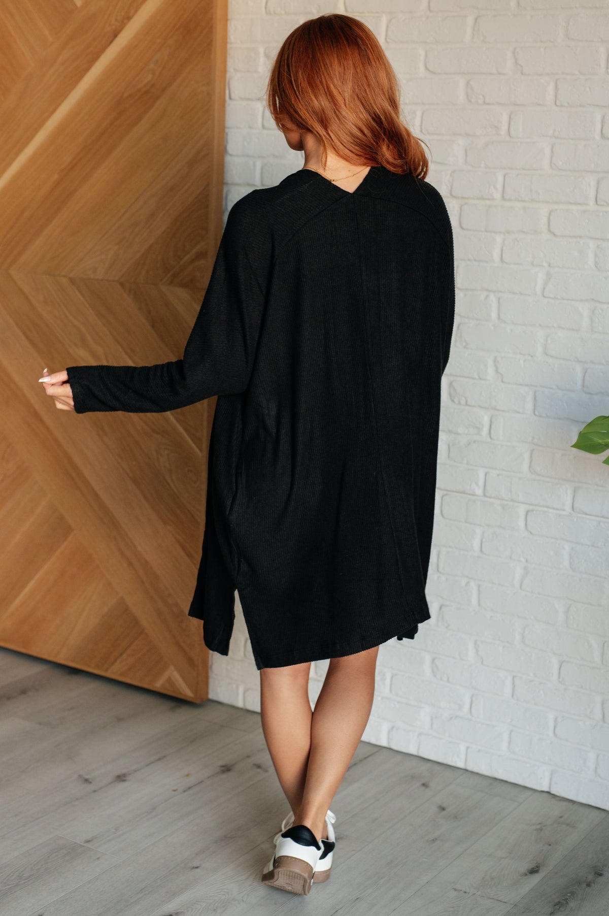Cozy Cool Cardigan in ribbed knit – alternate view 6