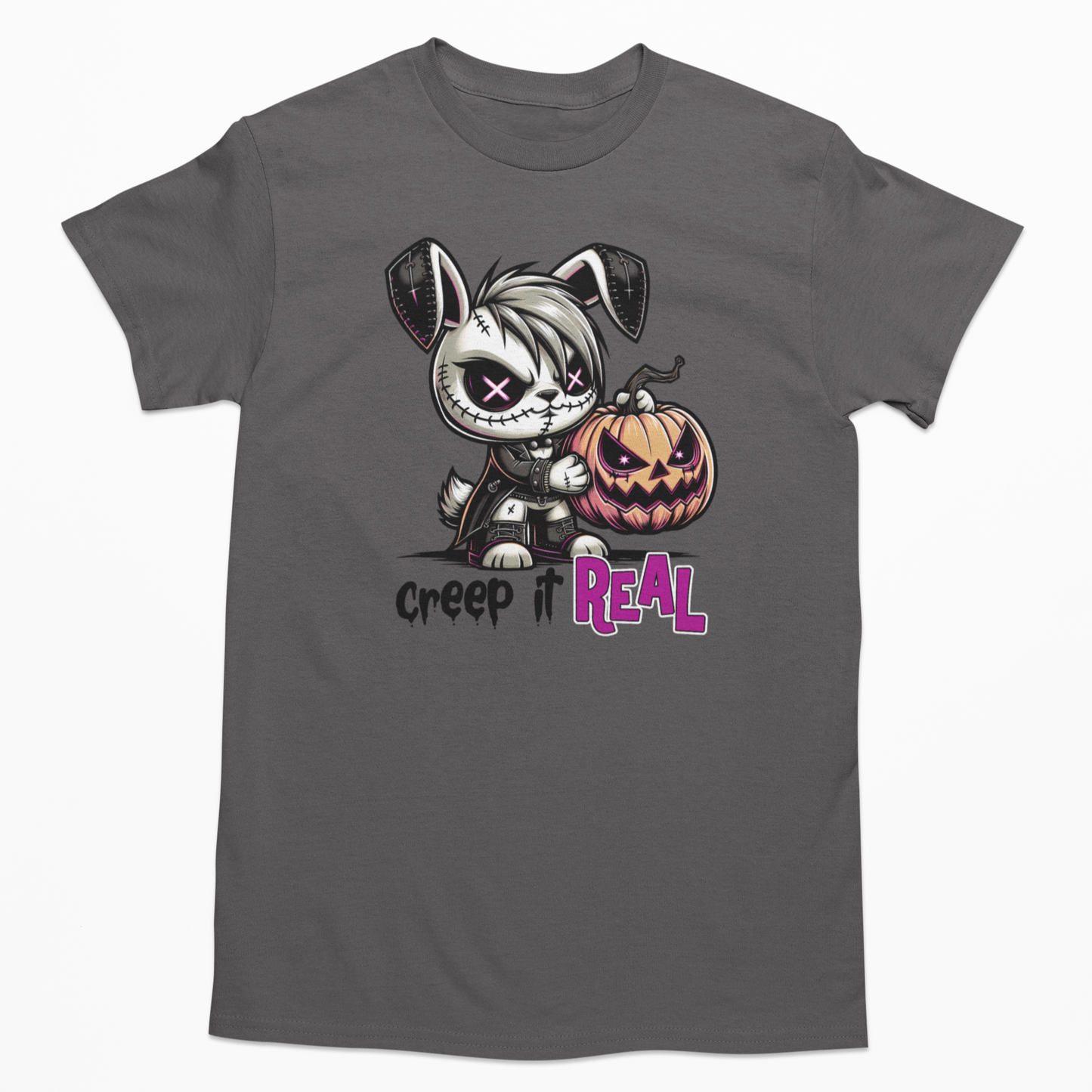 Creep It Real Graphic Tee T-shirt Tea Shirt Shoppe S Charcoal