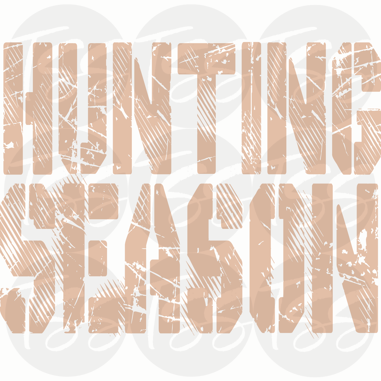 Hunting Season Full Color Ready For Press DTF Print Transfer, Direct To Film