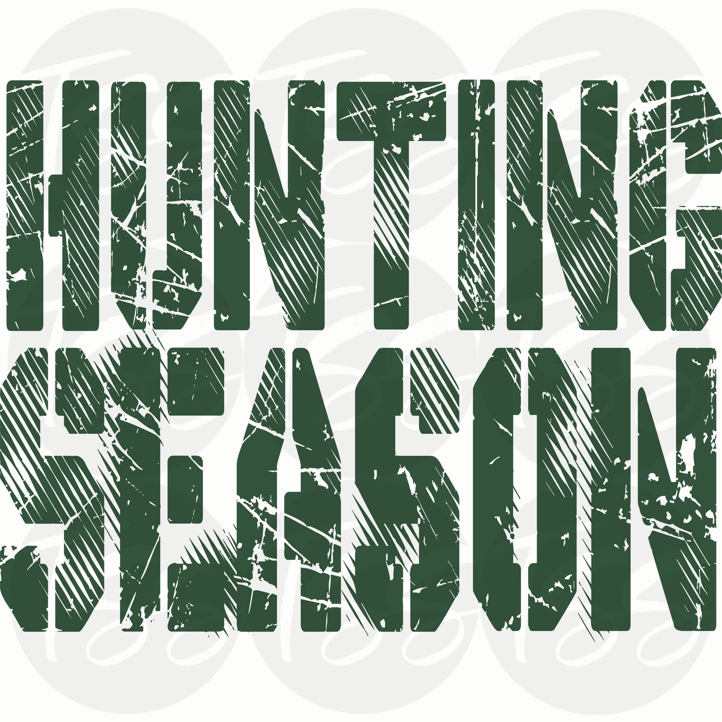 Hunting Season Full Color Ready For Press DTF Print Transfer, Direct To Film