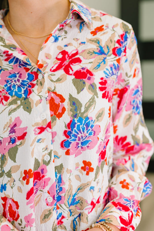 Distinguished Guest Floral Button Down – alternate view 2