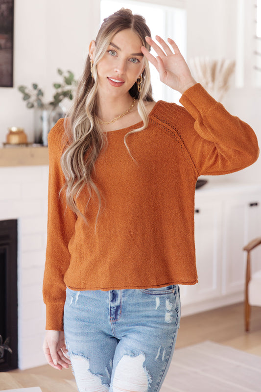Don't Be Difficult Pullover Sweater in knit