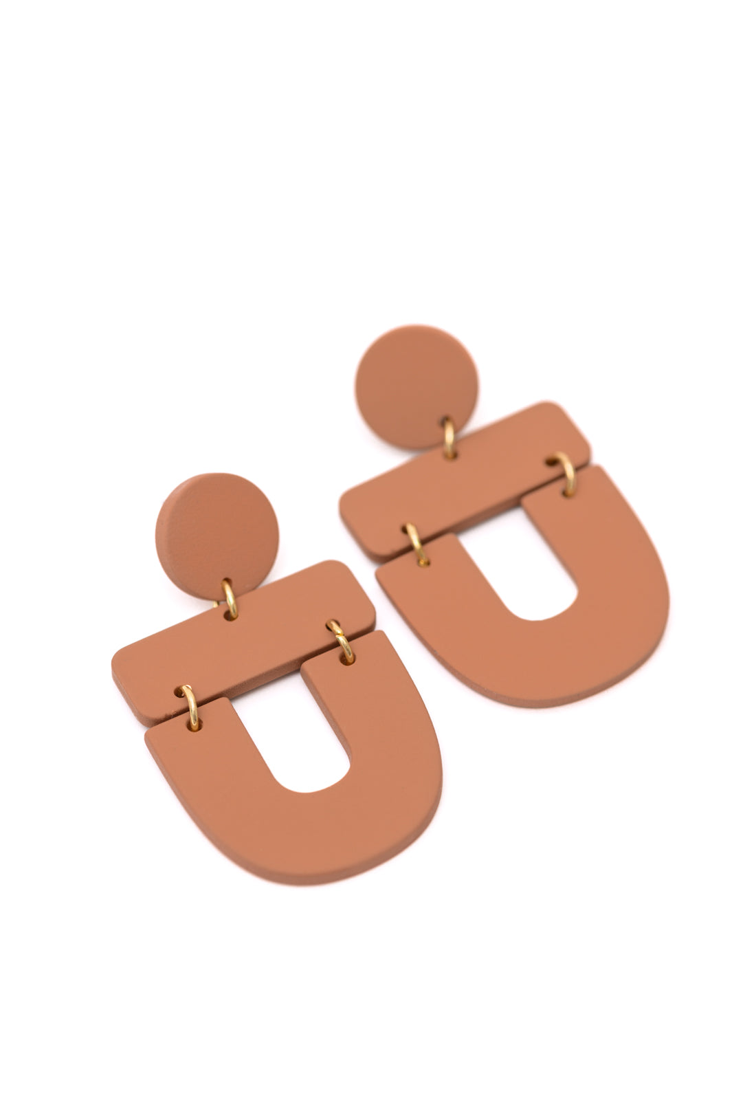 Dreamboat Earrings in Brown, durable plastic – alternate view 3