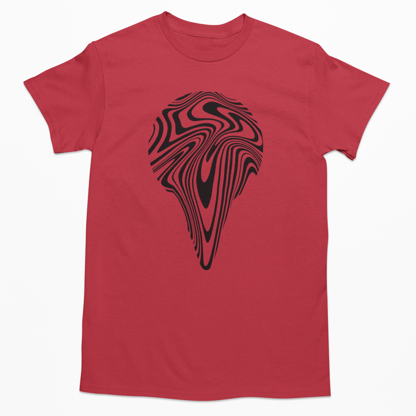 Drip Graphic Tee T-shirt Tea Shirt Shoppe YS Red