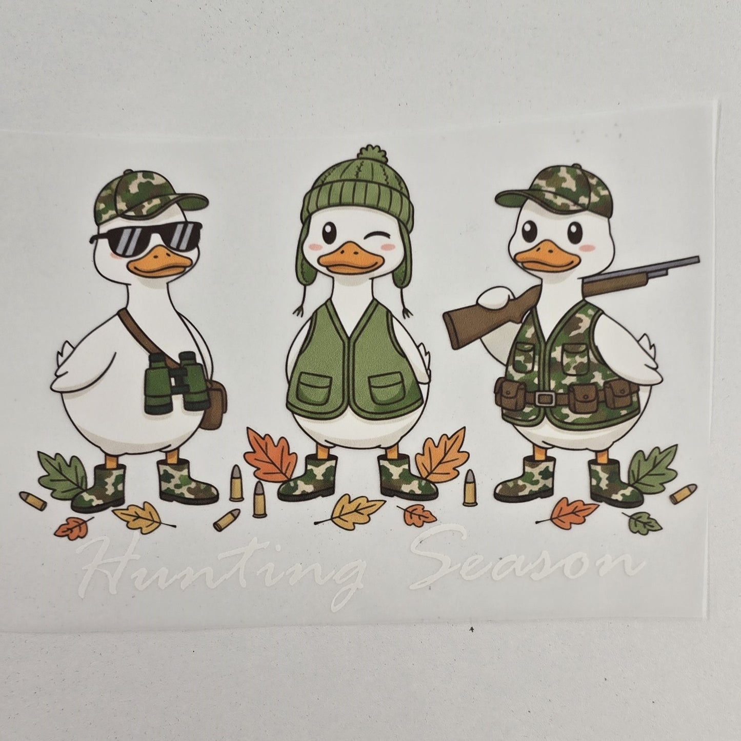 Duck Squad Full Color Ready For Press DTF Print Transfer, Direct To Film