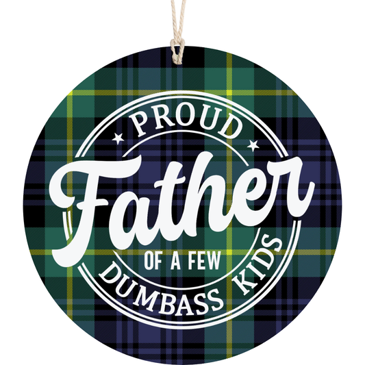 Proud Father Car Freshener car freshie Tea Shirt Shoppe