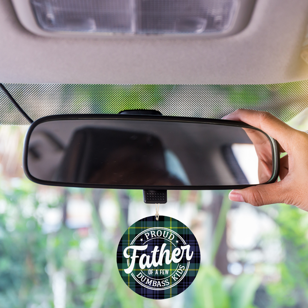 Proud Father Car Freshener car freshie Tea Shirt Shoppe