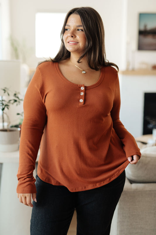 Feeling Better Scoop Neck Top in knit – alternate view 2