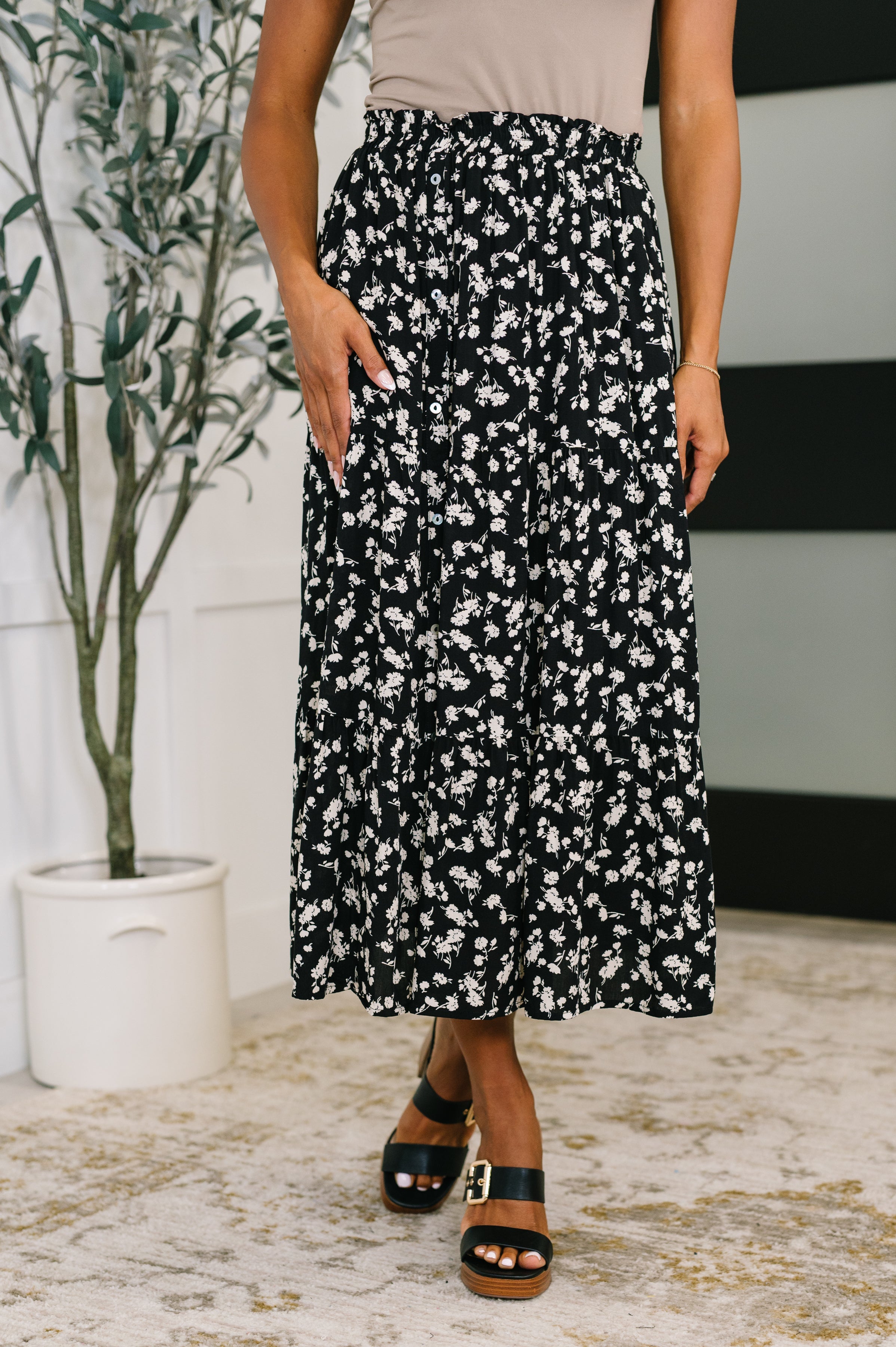 [OPEN YY] FLORAL SKIRT Lサイズ Fielding Flowers Floral Skirt – Tea-Shirt Shoppe