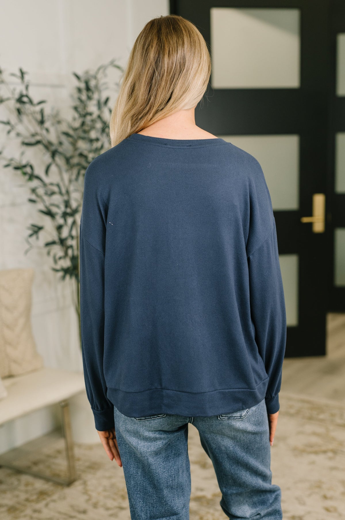 Genuine Interest Long Sleeve Top in jersey – alternate view 5