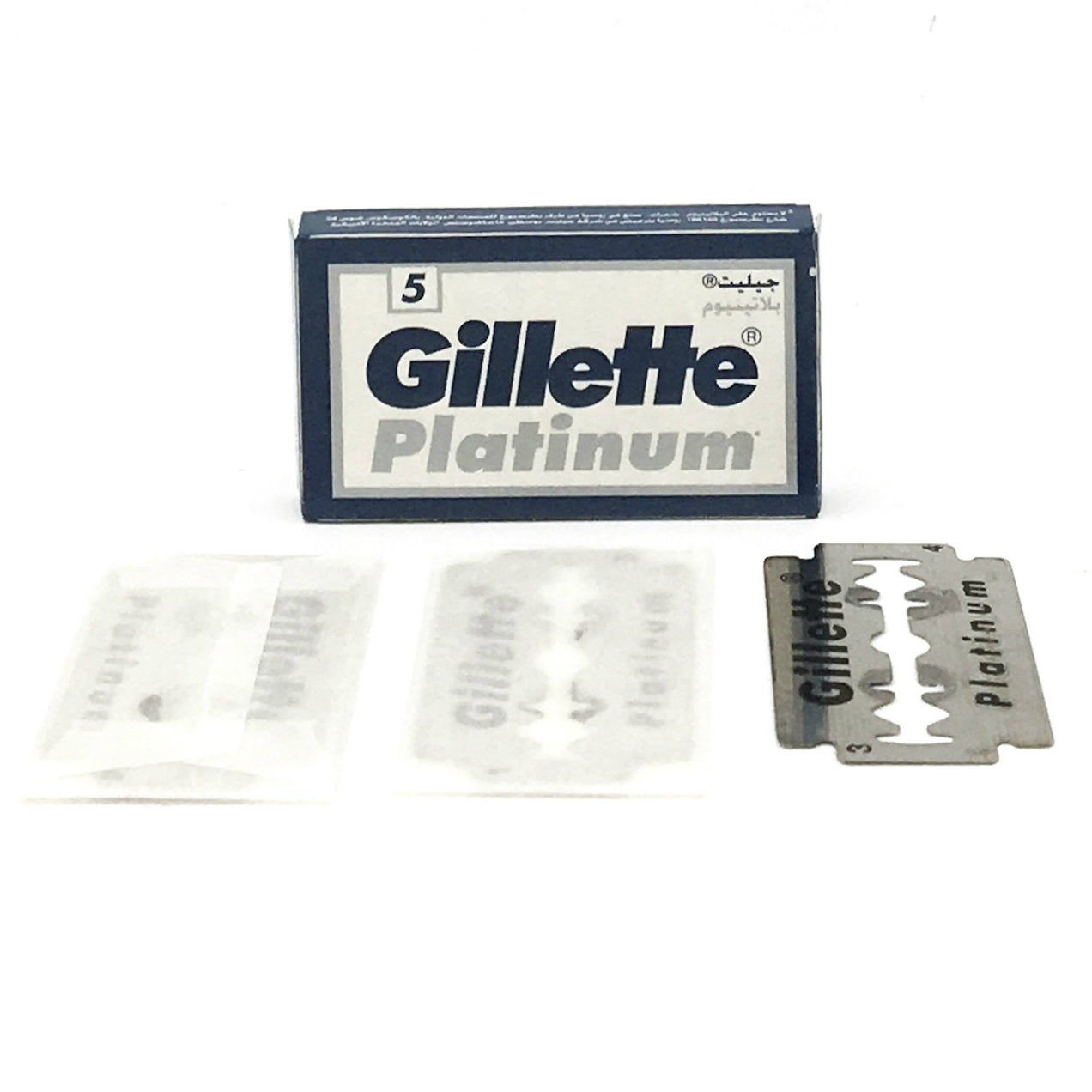 Gillette Platinum Double Edge 5 Refills Shaving & Grooming ARTISAN SHAVING PRODUCTS