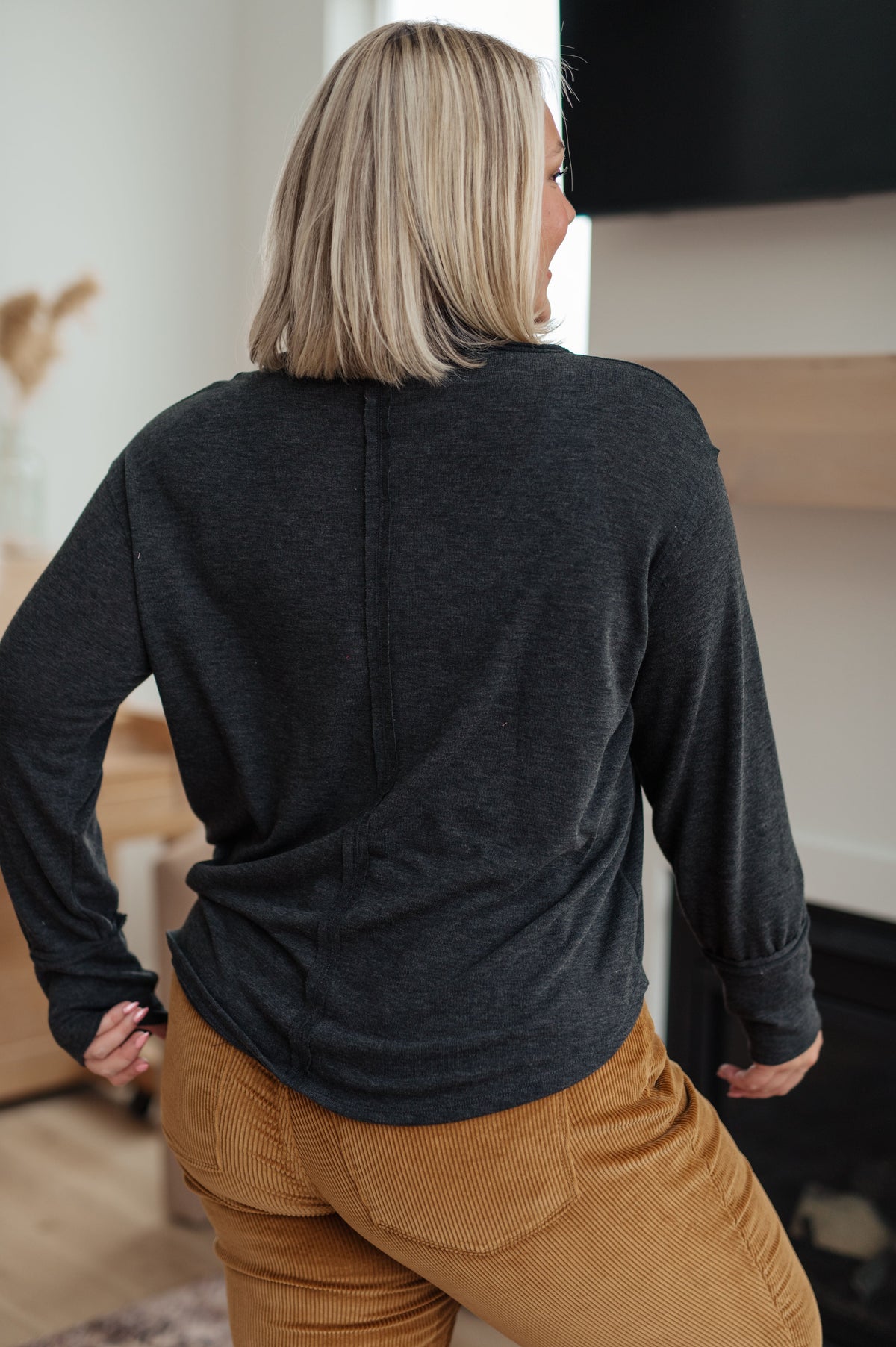 Good Luck Charm Long Sleeve Top in jersey knit – alternate view 8