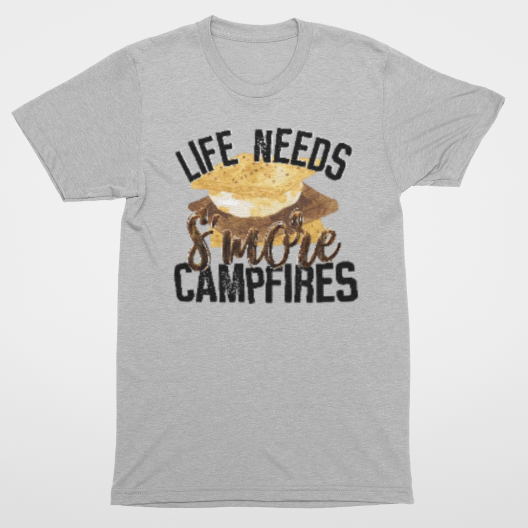 Life Needs Smore Campfires Graphic Tee