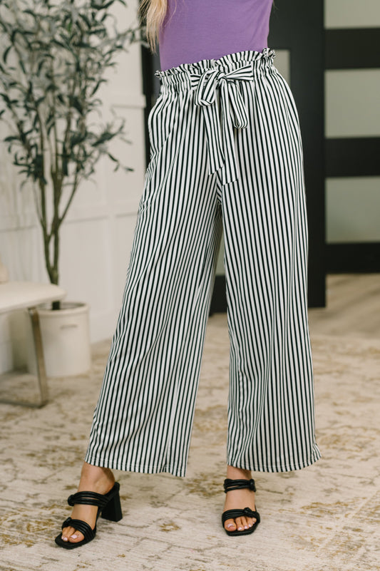 Honest Work High Waisted Trousers in jersey