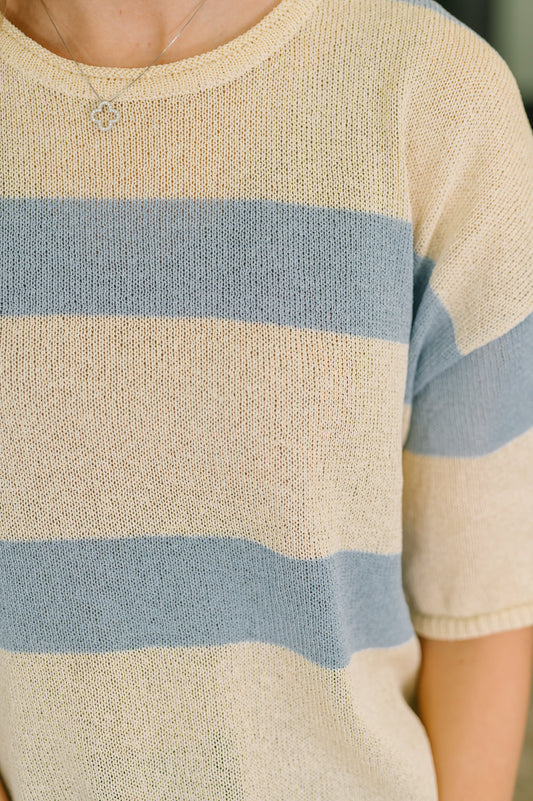 I Got That Something Drop Shoulder Top in knit – alternate view 2