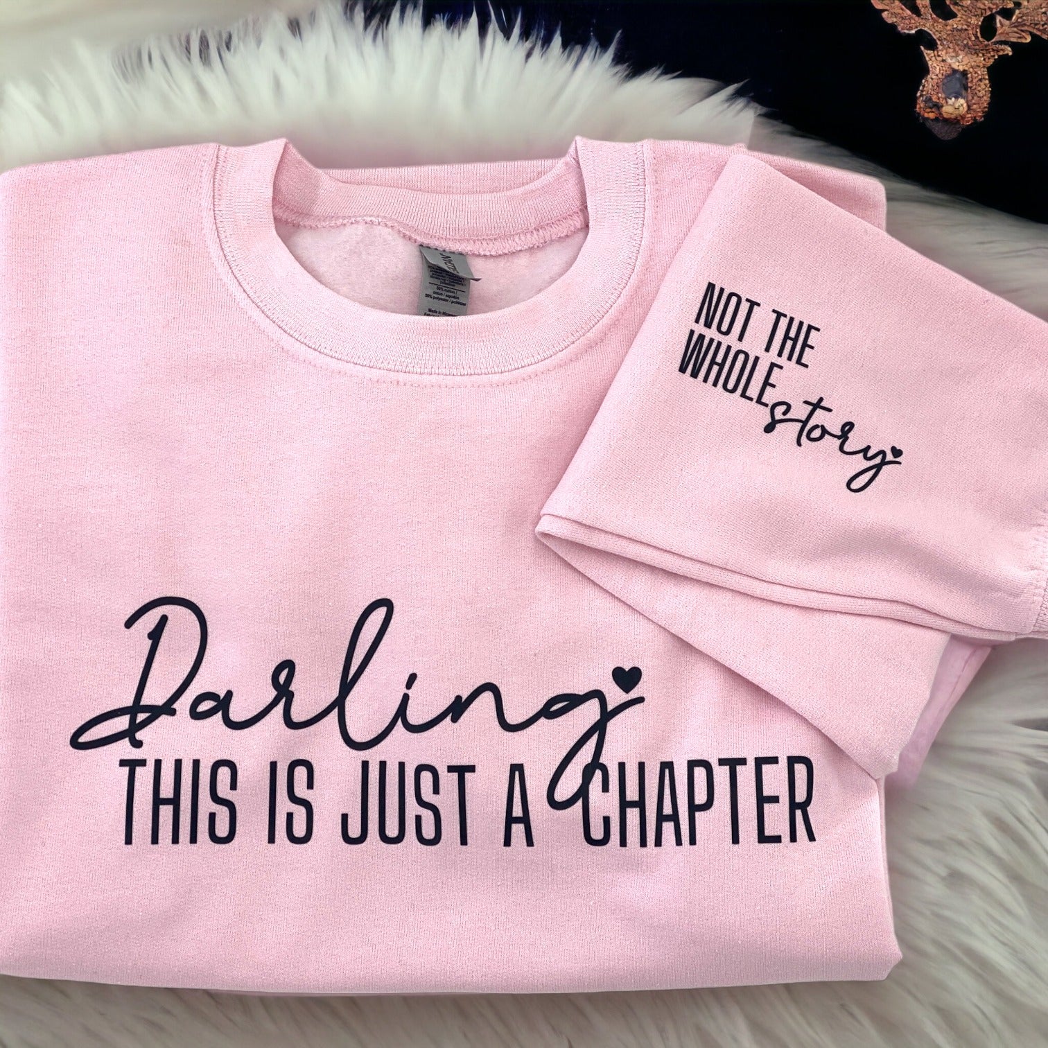 Just A Chapter Graphic Sweatshirt Sweatshirt Tea Shirt Shoppe