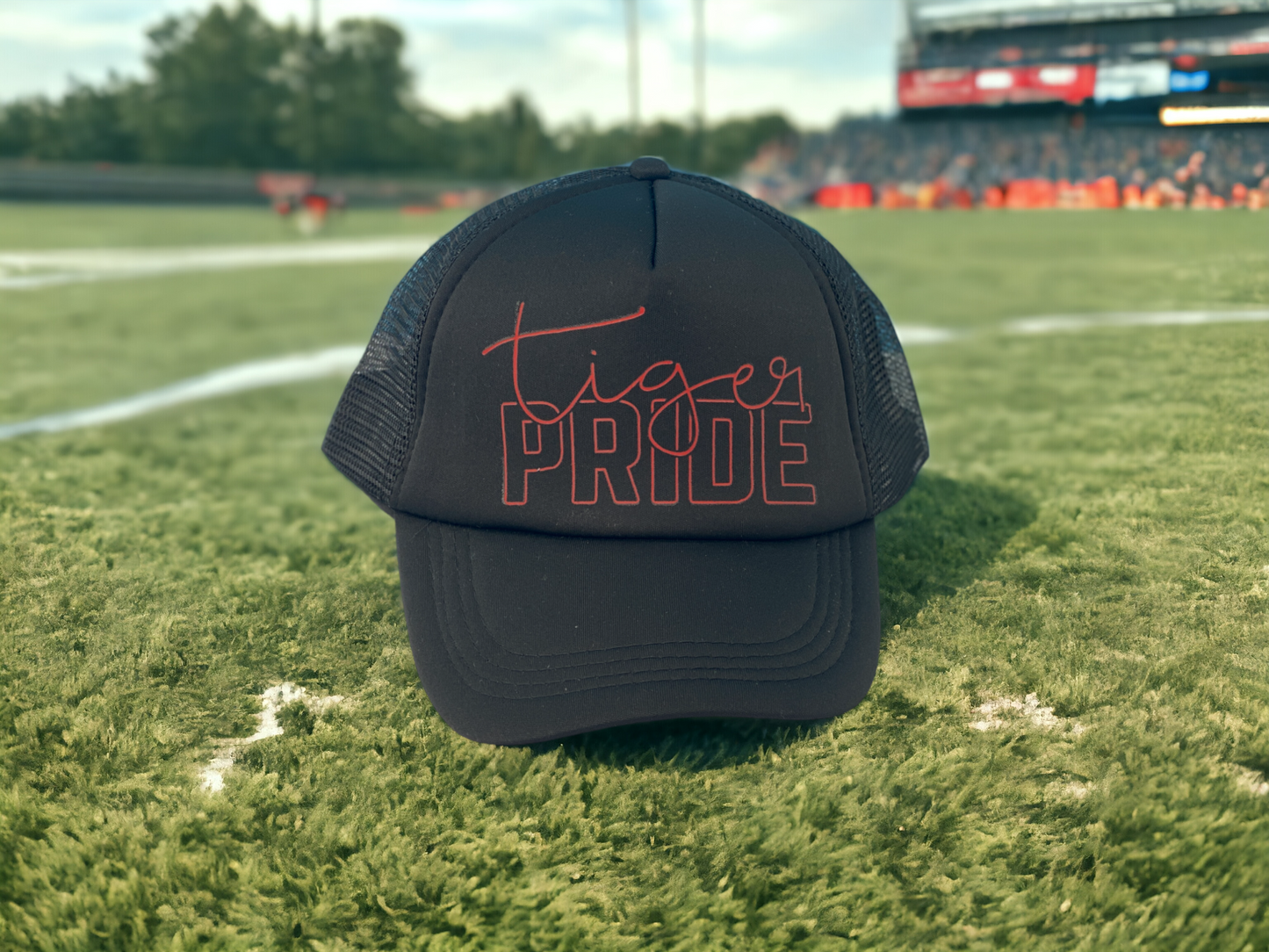 Tiger Pride Foam Trucker Hat Hat Tea-Shirt Shoppe   