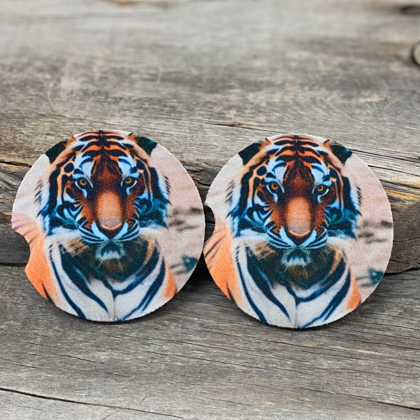 Go Wild Tiger Car Coasters Car Coaster Tea Shirt Shoppe