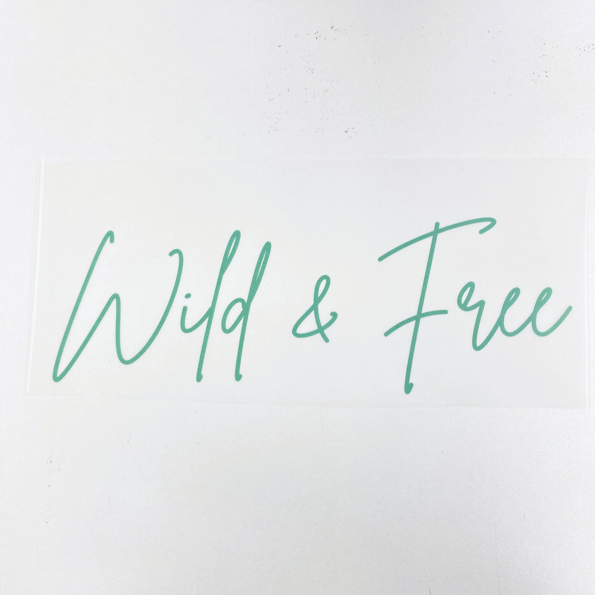 Wild and Free Hot Peel Custom Full Color Ready For Press DTF Print Transfer, Direct To Film DTF Tea-Shirt Shoppe