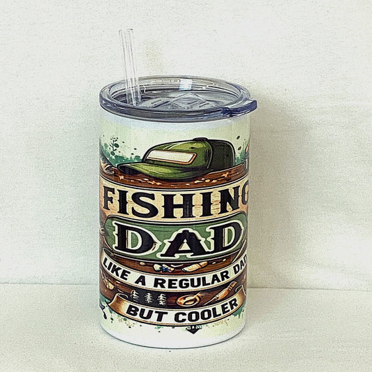Fishing Dad 4-in-1 Can Cooler Cup Tea Shirt Shoppe Wholesale