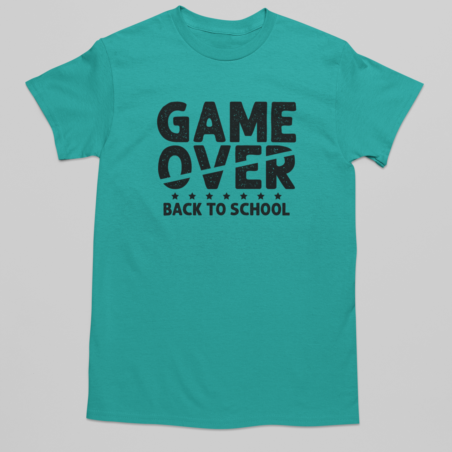 Game Over: Back to School Graphic Tee T-shirt Tea Shirt Shoppe S Jade Dome