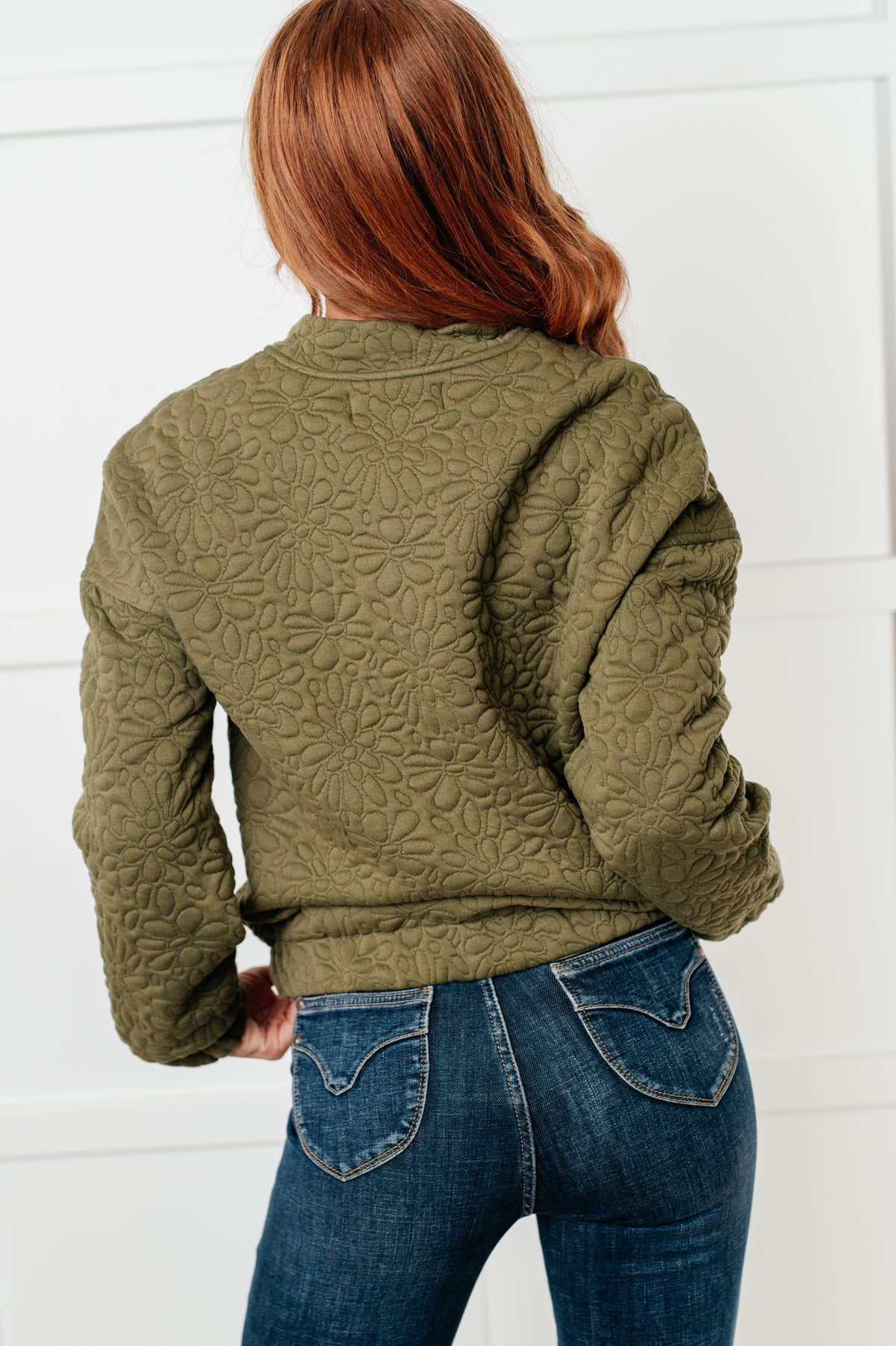 Jungle Explorer Quilted Zip Up Jacket in quilted knit – alternate view 14