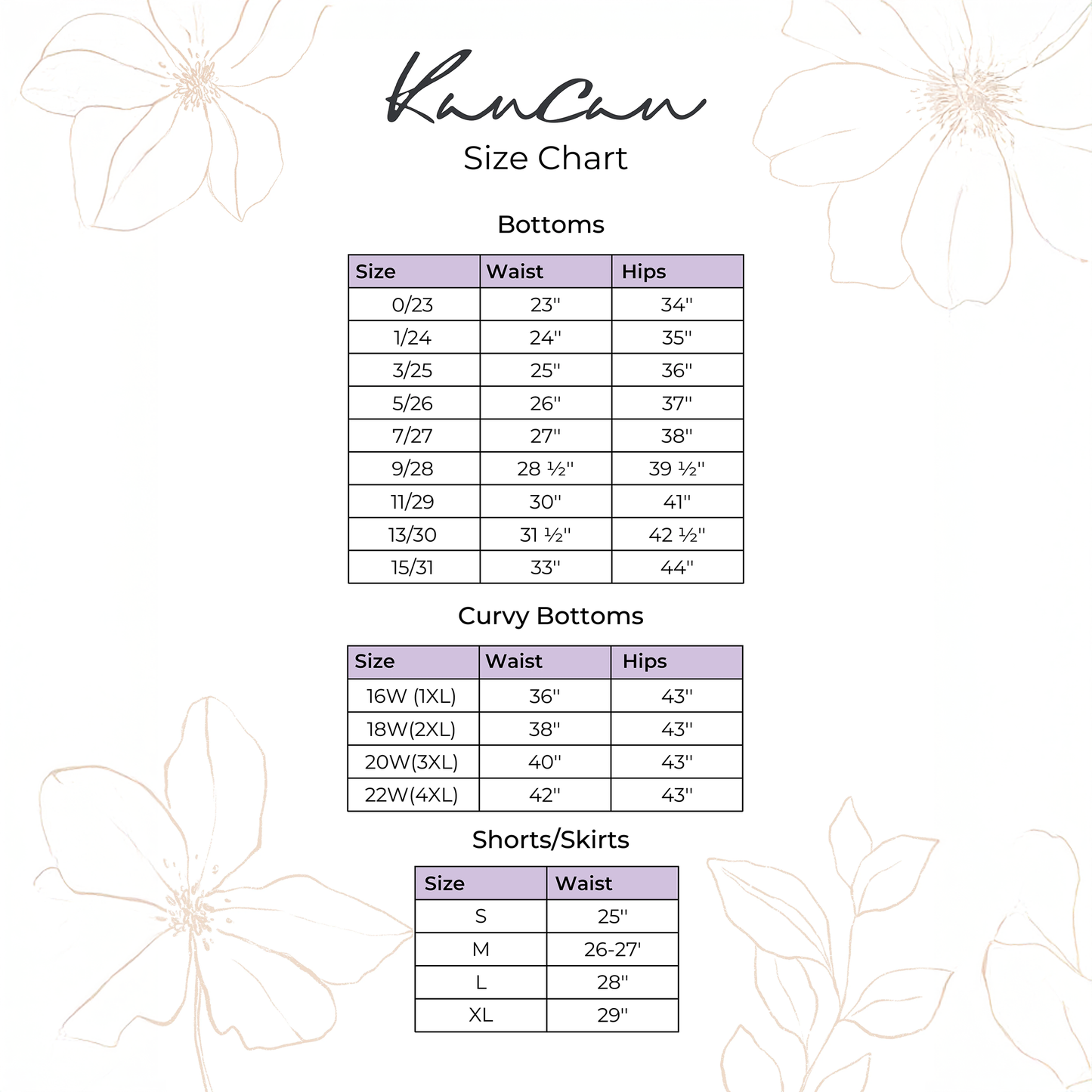 Kancan Gabriella Denim Shorts