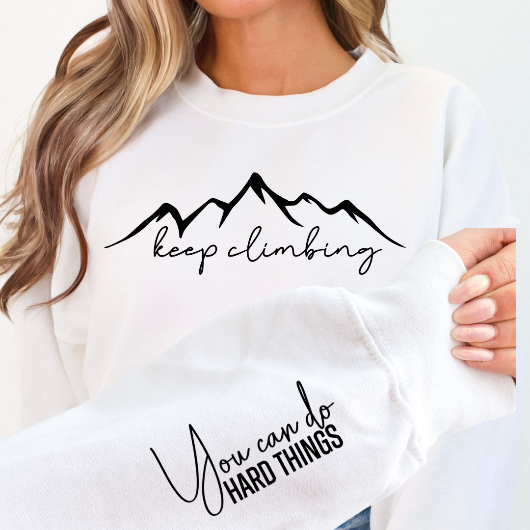 Keep Climbing Graphic Sweatshirt