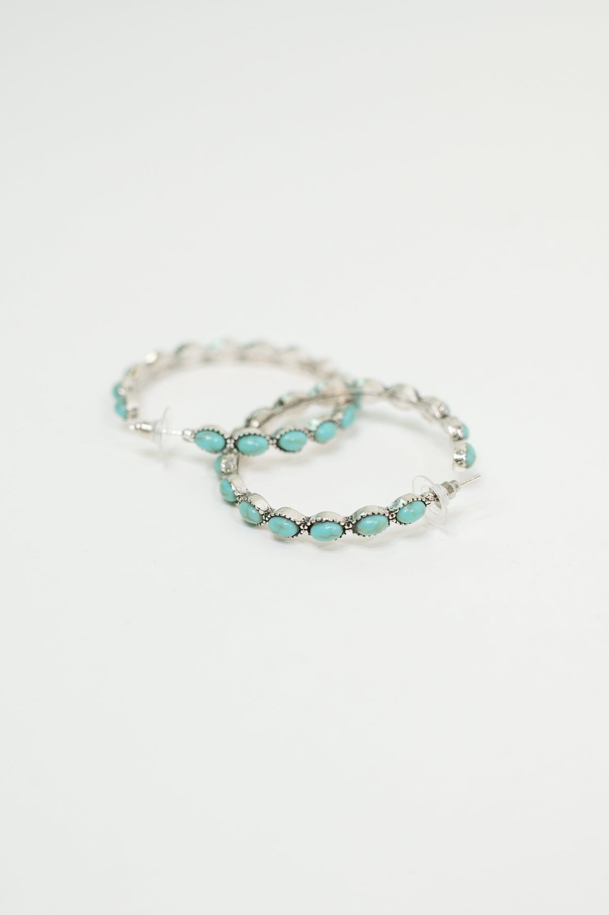 Laguna Luxe Hoops in silver plated alloy – alternate view 4