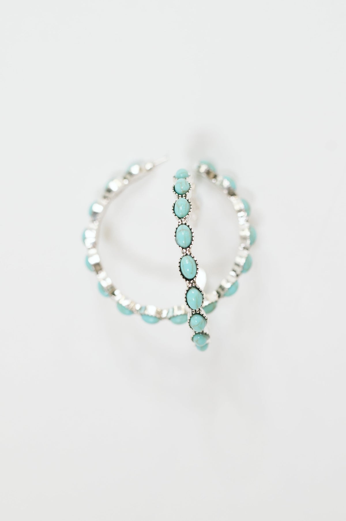 Laguna Luxe Hoops in silver plated alloy – alternate view 2