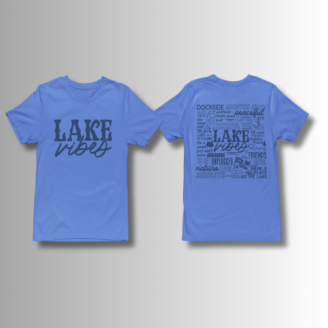 Lake Vibes Graphic Tee T-shirt Tea Shirt Shoppe