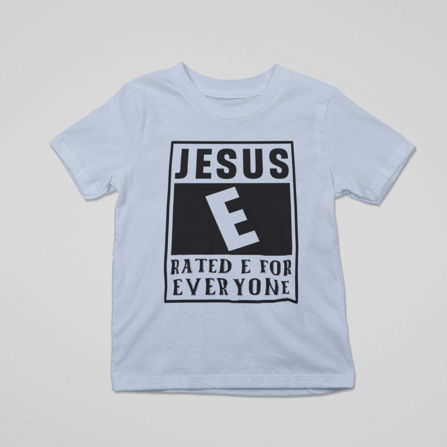 Rated E for Everyone Graphic Tee Youth Graphic Tee Tea Shirt Shoppe 2T Light Blue