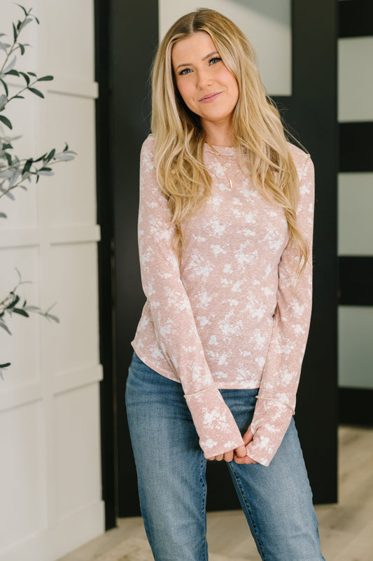 Literally Obsessed with Me Long Sleeve Top in jersey