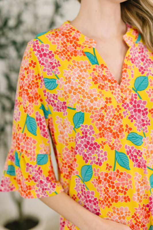 Lizzy Sunday Dress in Leaf Multi Floral – alternate view 2