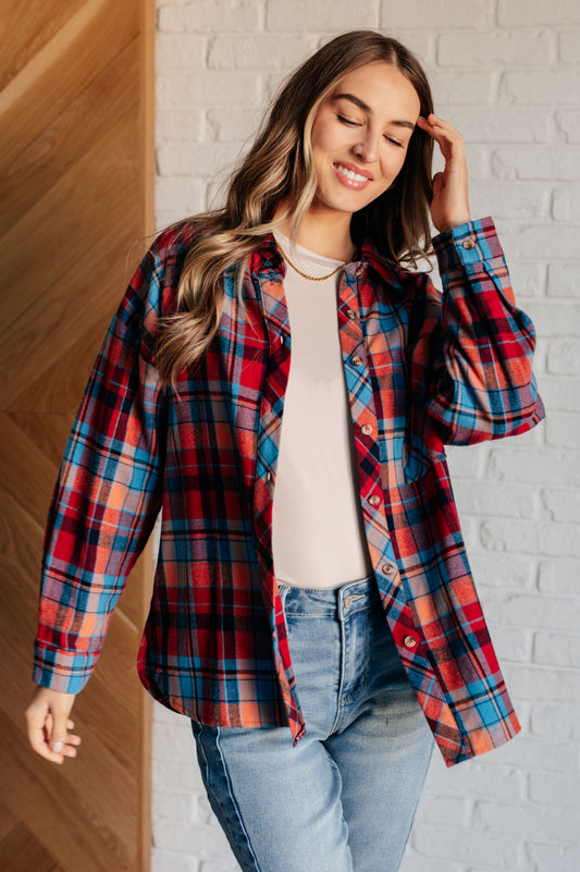 Make it Make Sense Plaid Button Up in flannel