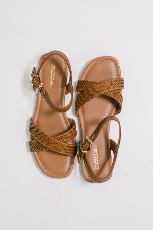 Marlene Ankle Strap Woven Sandal Sandals Ave Shops