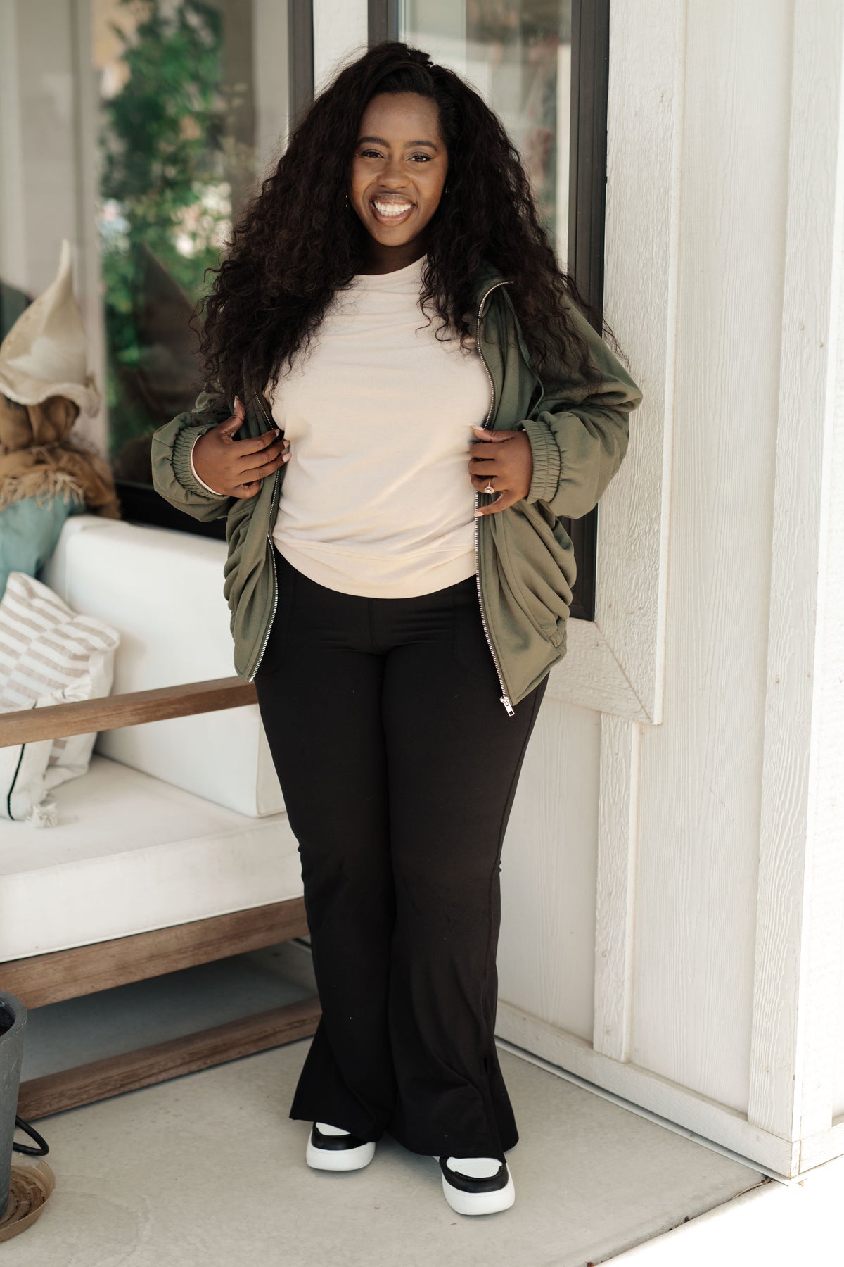 Miss You More Zip Up Sweatshirt – alternate view 5